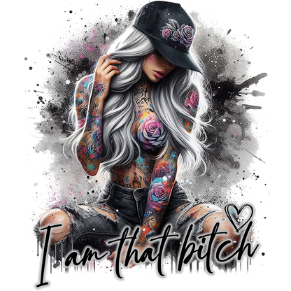 Sticker Ink Girl - Cap