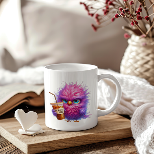 Sticker Kaffeesüchtiger Vogel Jay