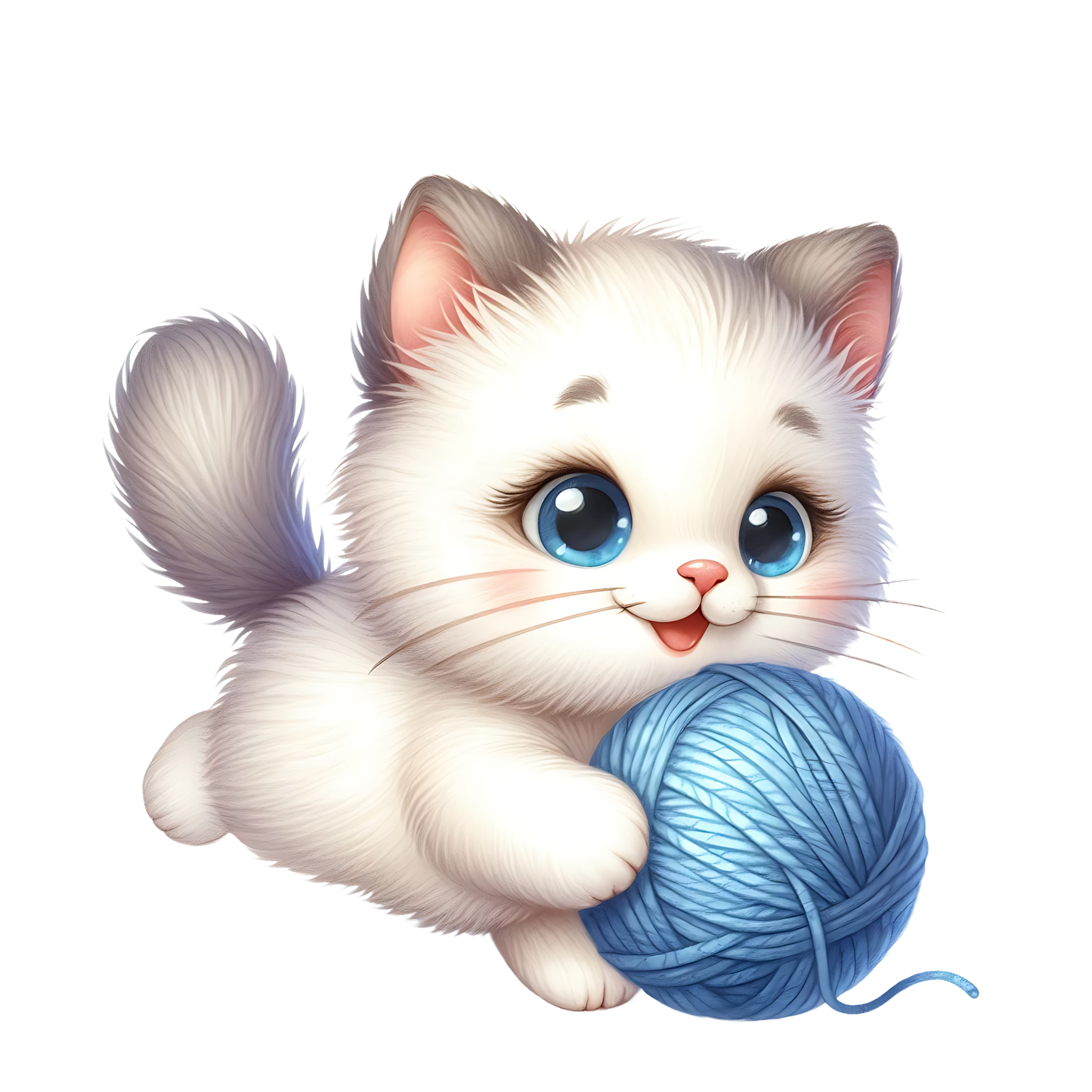 Sticker Katze SNOWI