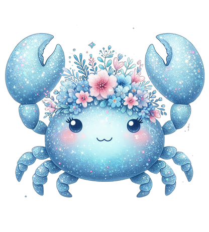 Sticker Krebsmädchen BLOOM