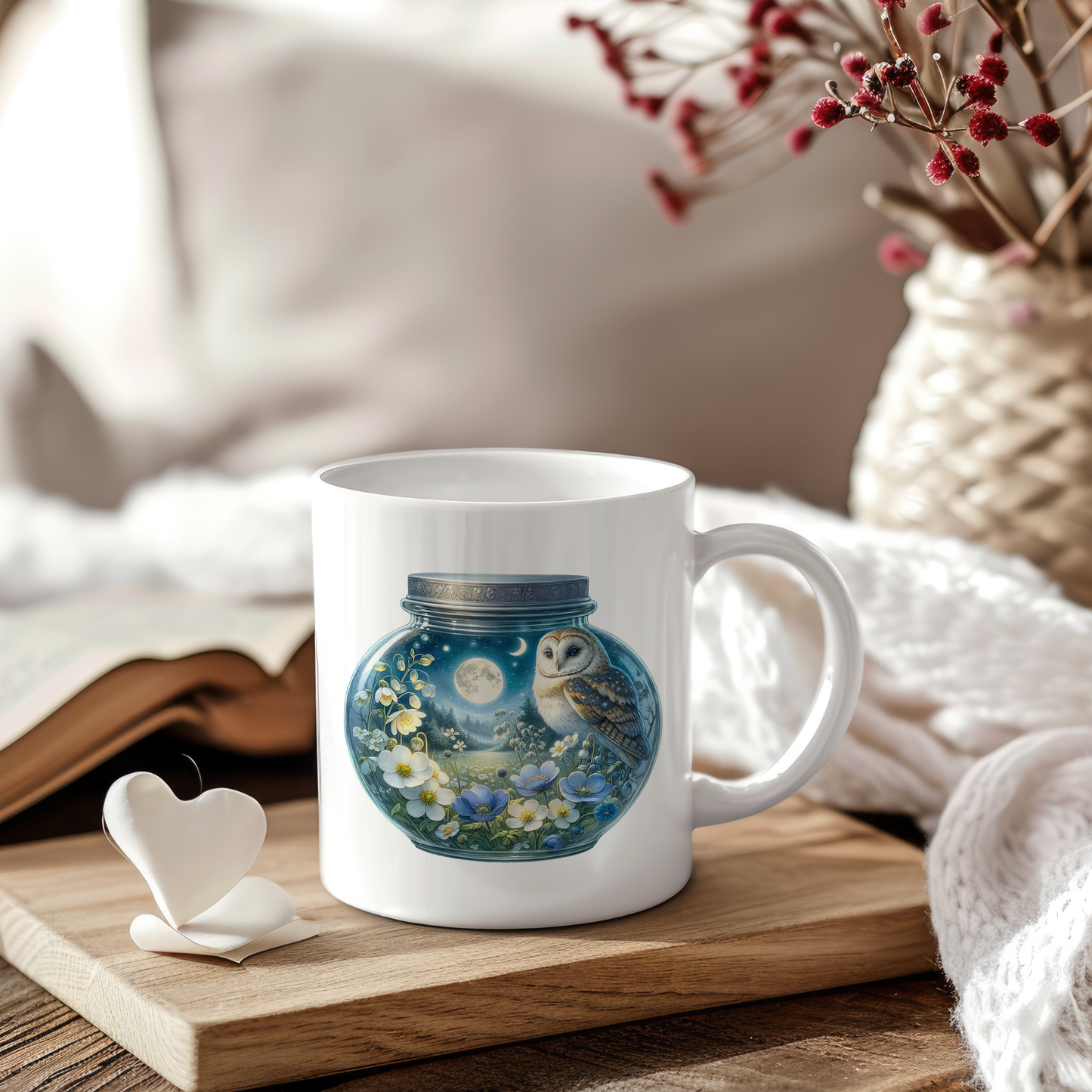 Sticker Magisches Glas - Eule