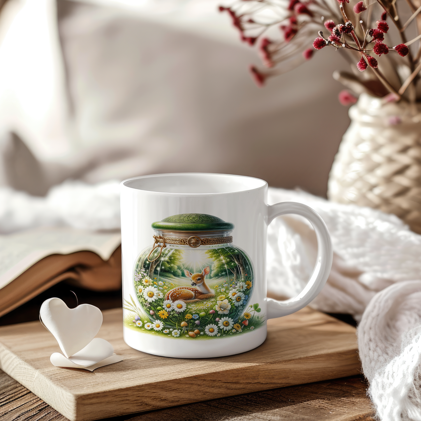 Sticker Magisches Glas- Reh