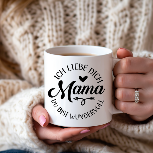 Sticker Mama ich liebe dich