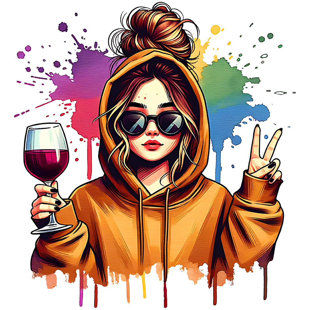 Sticker Peace Girl