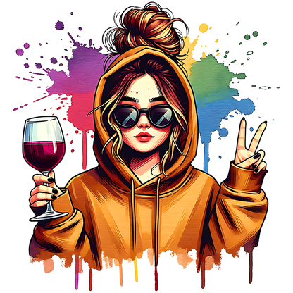 Sticker Peace Girl