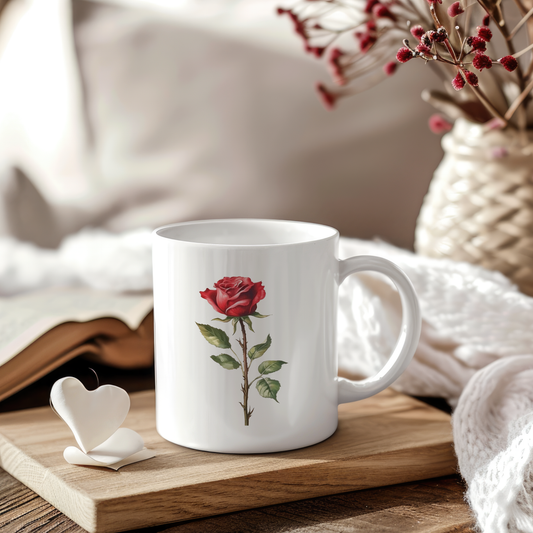 Sticker Rote Rose
