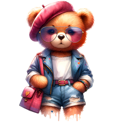 Sticker Teddy Wilma lässig