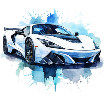 Sticker Weisser Flitzer