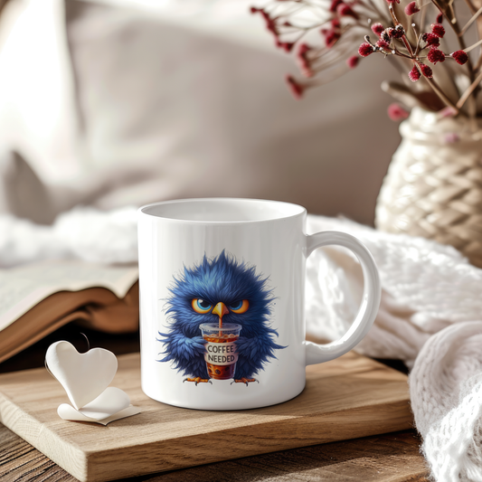Sticker Kaffeesüchtiger Vogel PHIL