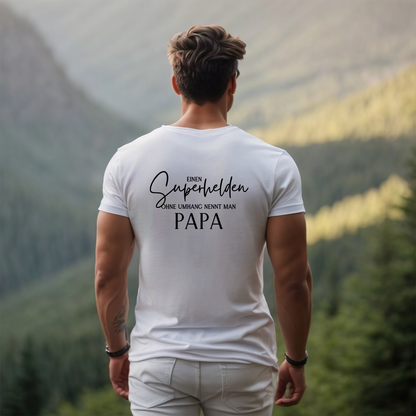 Bügelbild Superheld Papa