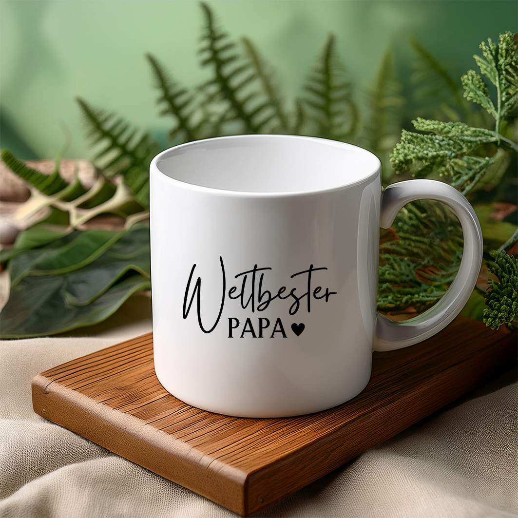 Bügelbild Weltbester Papa No2